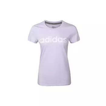 Adidas Neo Letter Print Повседневная спортивная футболка с круглым вырезом для женщин GJ7932 XL