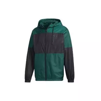 Adidas Neo Logo Спортивная куртка с капюшоном Мужская Верхняя одежда Лесно-зеленый GJ8768