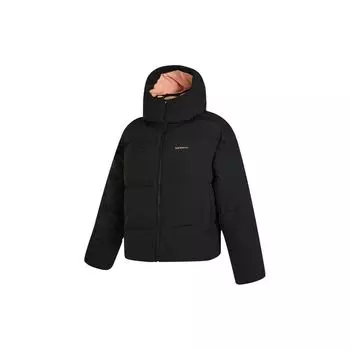 Adidas Neo Octjkt Down однотонная куртка с вышитым логотипом на молнии с капюшоном женская куртка черного цвета H18637 XXL