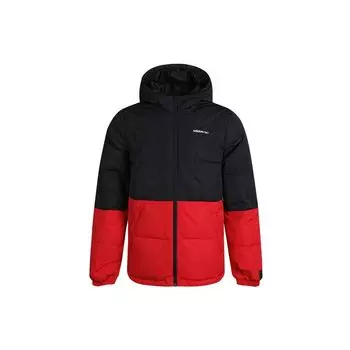 Adidas NEO с капюшоном теплый повседневный пуховик зимняя мужская верхняя одежда черный красный GJ8788