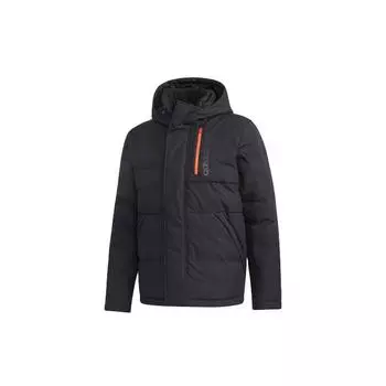 Adidas Neo Sport Стеганая парка с капюшоном Мужская верхняя одежда Черный GJ8796