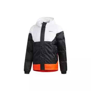 Adidas Neo Утепленный пуховик с капюшоном Мужская верхняя одежда Белый EI4426