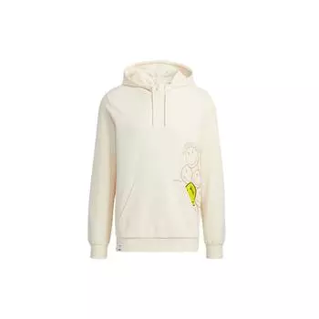 Adidas Neo x Smiley совместный бренд U Csmly Sw Графический пуловер с капюшоном Мужские толстовки Off-White HE7956 M