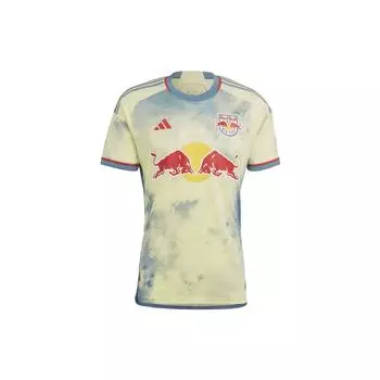 Adidas New York Red Bulls 23/24 Home аутентичная майка Pearl Citrine мужская уличная одежда HI1869 XS