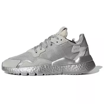 adidas Nite Jogger Grey Silver Metallic Женские кроссовки Grey-Two FW5466