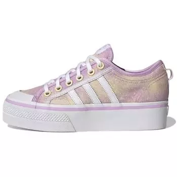 Adidas Nizza Platform Bliss Lilac Почти желтые женские кроссовки Purple Cloud-White GY9476 36