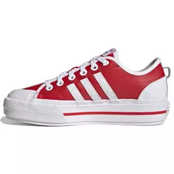 adidas Nizza RF Platform Heart Embossed — женские кроссовки Scarlet Red Cloud-White Core-Black FZ1841 37