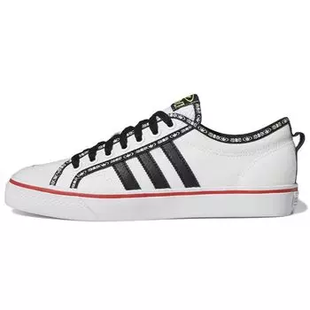 Adidas Nizza White Vivid Red Мужские кроссовки Footwear-White Core-Black GX6093 36