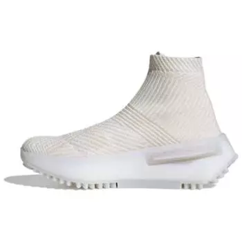 adidas NMD_S1 Sock Off White Женские кроссовки Cream Cloud-White Core-White ID4266 36