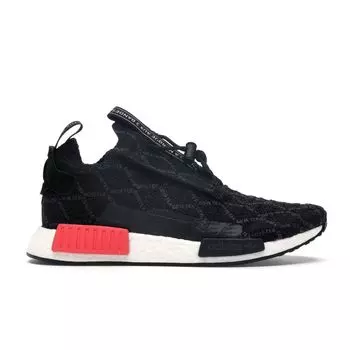 Adidas NMD_TS1 Primeknit GTX Core Черные мужские кроссовки Carbon Shock-Red BD8078