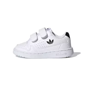 Adidas NY 90 CF I Белые Черные Детские Кроссовки Cloud-White Core-Black FY9848 21