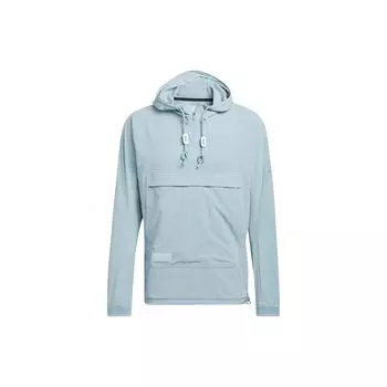 Adidas Однотонная толстовка с логотипом и шнурком, мужские топы синего цвета HB6431 L
