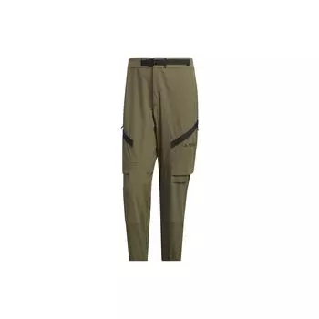 Adidas Однотонные брюки-карго со шнуровкой и большим карманом, мужские брюки Rock-Olive IC7995 M