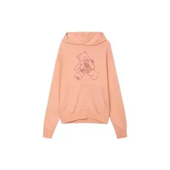 Adidas Оригинальная однотонная толстовка с капюшоном и нашивкой-логотипом медведя унисекс, розовая HJ7820 XS