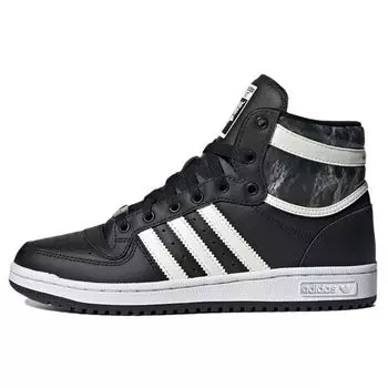 Adidas Оригинальные кроссовки Top Ten Rb Comfortable Durable High-Top женские кроссовки Black White HQ6754 36