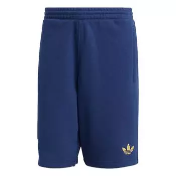 Adidas Оригинальные шорты Реал Мадрид Vrct Удобные Модные Простые Однотонные Спортивные Шорты Мужские Шорты Темно-Синие JF2588 S