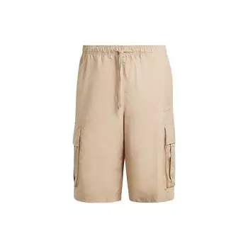 Adidas Оригинальные шорты Riffa City Boy Cargo, однотонные, с большим карманом, на шнурке, свободные, спортивные, мужские, светло-коричневые IB8737 XS