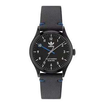 [Adidas Original Swatch] Watch PROJECTONE STEEL Black Dial Stainless Steel Quartz 39MM Watch Sports Sports AOST23046 [Item]