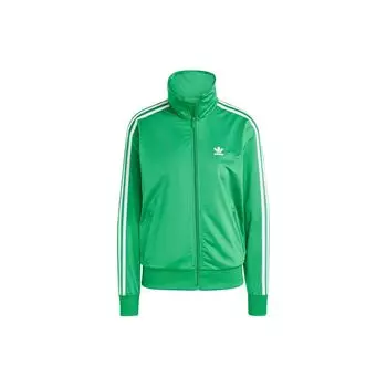 Adidas Originals Adicolor Classics Свободный спортивный топ Firebird с воротником в три полоски Женские топы Зеленый IP0604 S
