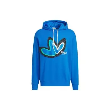 Adidas Originals Clover Special Edition Love Logo Толстовка унисекс Топы Синий IK8650 M