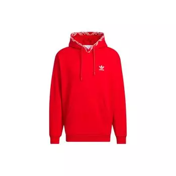 Adidas Originals Feifei Ruan Collaboration Fw23 Новогодний свитшот с логотипом и принтом дракона Топы унисекс Красный IX4217 XL