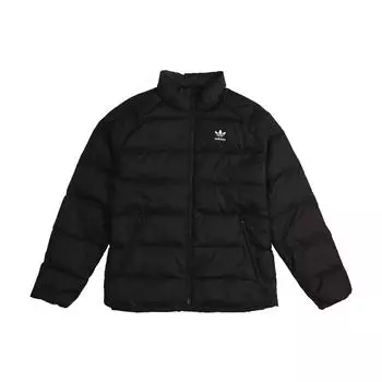 Adidas Originals однотонный теплый пуховик на молнии с воротником для зимы, мужская верхняя одежда, черный ED5837 2XL