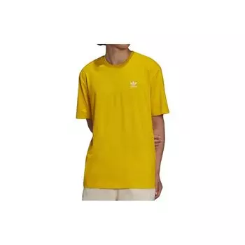 Adidas Originals Повседневная дышащая молодежная футболка с коротким рукавом для мужчин, желтые H37745 XS