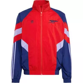 Adidas Originals Track Top Arsenal Повседневная удобная свободная куртка Мужские куртки Светло-малиновый Ночно-небесно-голубой IS6503 S