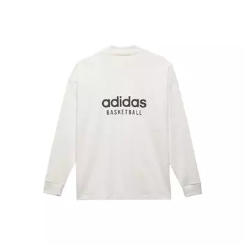 Adidas Originals Trefoil Chapter 1 Баскетбольная футболка с длинными рукавами унисекс, белая IA3424 3XL