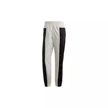 Adidas Originals Trefoil D TP Тканые джоггеры с цветными блоками Мужские брюки Черный Серый FM2282 XL