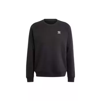 Adidas Originals Trefoil Essentials Crewneck Sweatshirt Мужской свитшот черный IM4532 XS