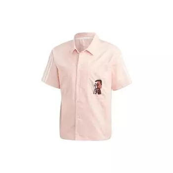 Adidas Originals Trefoil однотонная рубашка поло с коротким рукавом мужские топы розовые FM1388 XS