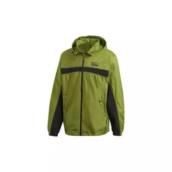 Adidas Originals Trefoil RYV PKT WB Повседневная куртка с капюшоном Мужские куртки Оливково-зеленый GJ6741 S