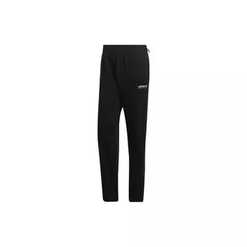 Adidas Originals Trefoil Твердые свободные спортивные штаны мужские черные HF4771 S