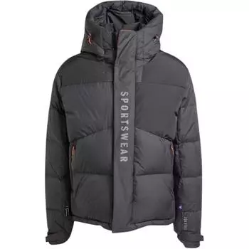 Adidas Уличная повседневная теплая ветрозащитная куртка с длинным рукавом мужская куртка черного цвета JM4621 XL
