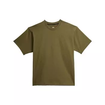 Adidas Pharrell Williams Basics Shirt Round Neck Pullover Однотонная футболка с коротким рукавом Унисекс Топы Зеленые HB8814 M