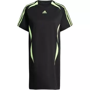 Adidas Платье свободного кроя с коротким рукавом Женские платья Черный JZ8263 XS