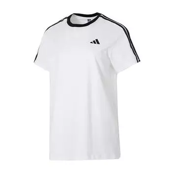 Adidas Повседневная удобная дышащая футболка с коротким рукавом женская белая JY7613 L