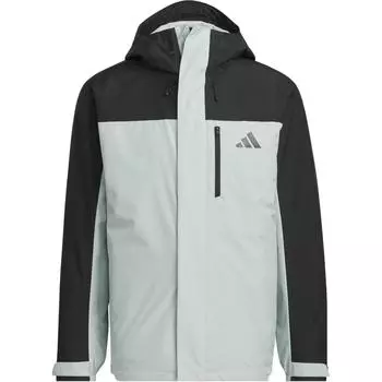 Adidas Повседневная удобная куртка с капюшоном, унисекс, серая JW1650 XS
