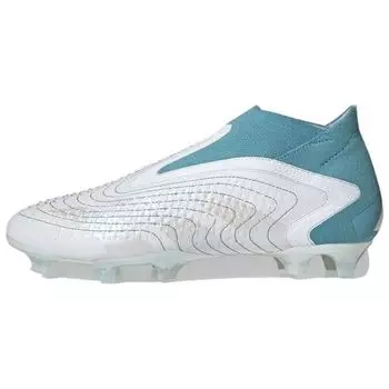 Adidas Predator Accuracy+ FG White Preloved Blue Мужские кроссовки Cloud-White Grey-Two FZ6276 44
