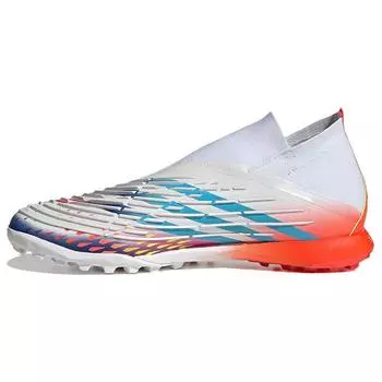adidas Predator Edge.1 TF Al Rihla Pack — белые мужские кроссовки Cloud-White Solar-Yellow Power-Blue GZ6101 40