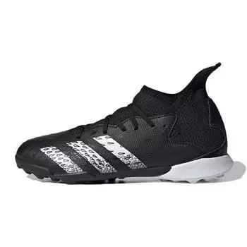 adidas Predator Freak.3 TF J Demonscale — Детские кроссовки черно-белые Core-Black Cloud-White FY1039 35