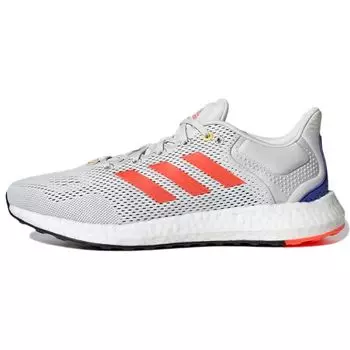 Adidas PureBoost 21 White Solar Red Мужские кроссовки Crystal-White Sonic-Ink GY5102 45