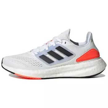 adidas PureBoost 22 Crystal White Orange Женские кроссовки Core-Black Cloud-White HQ8582 36