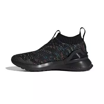 Adidas RapidaRun Laceless Knit C Muti-Color Black Детские кроссовки Core-Black Shock-Cyan Active-Red D97015