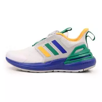 adidas RapidaSport Bounce BOA J White Blue Green Детские кроссовки Cloud-White Lucid-Blue Court-Green HP2568 36