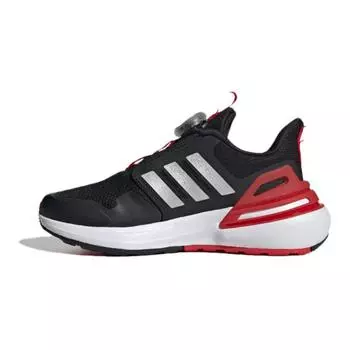 Adidas RapidaSport Bounce BOA K Black Scarlet Детские кроссовки Core-Black Silver-Metallic Better-Scarlet ID3388 39