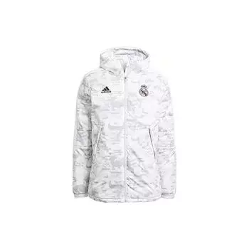 Adidas Real Cny Стеганая куртка с капюшоном Мужская верхняя одежда Серый GL0044 L