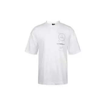 Adidas Ref Split Hem Спортивная футболка с коротким рукавом Мужские топы Белые FT2776 M