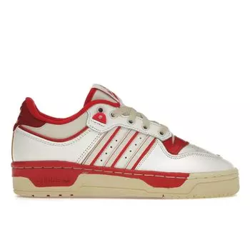 Adidas Rivalry Low 86 White Power Red Мужские кроссовки Core-White Off-White Team-Power Red GZ2557 42
